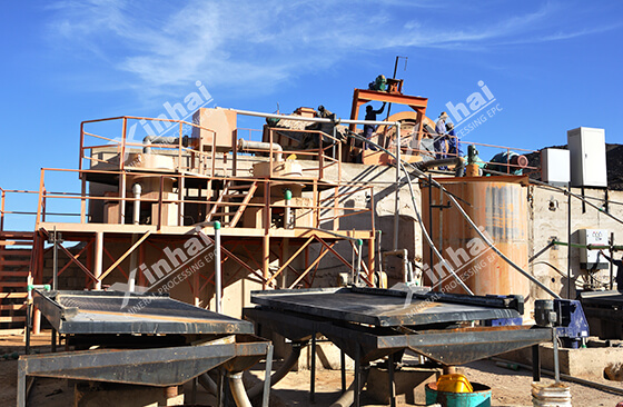 Sudan 10tph gold gravity separation plant